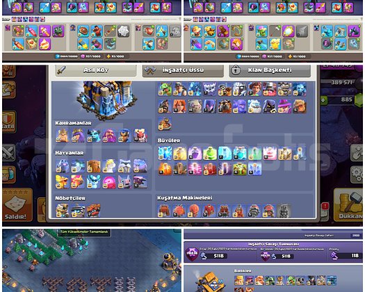 324 LEVEL!! +6000 KS YILDIZI!! TH18 MAX+MAX HESAP