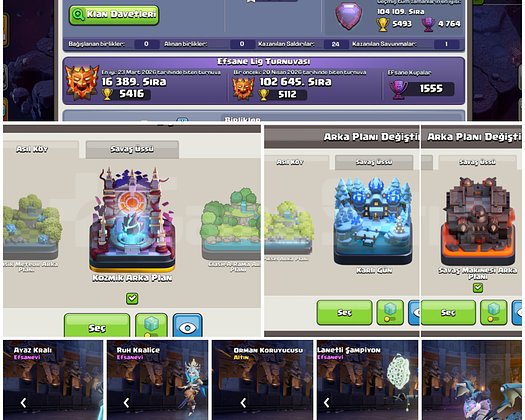 324 LEVEL!! +6000 KS YILDIZI!! TH18 MAX+MAX HESAP