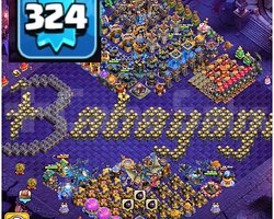 324 LEVEL!! +6000 KS YILDIZI!! TH18 MAX+MAX HESAP