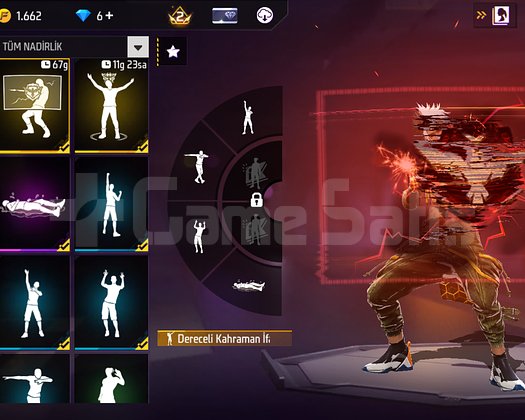 Sınırlı sayıda Free Fire hesap