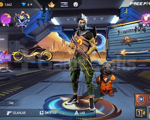 Sınırlı sayıda Free Fire hesap