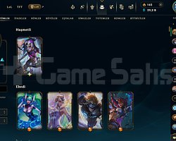 Arcane Jinxli Bol Skinli Master bitirmiş hesap