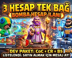 3 Hesap Efsaneee İlan
