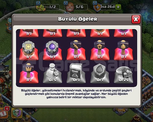 17 BB Coc 2411 Lig madalyalı Altın Bilet 65tl
