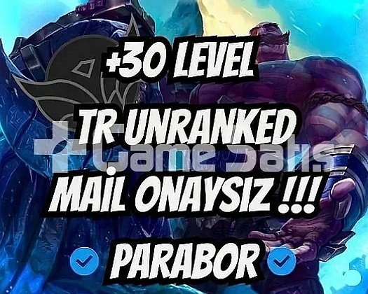 TR + UNRANKED + MAİL ONAYSIZ + HESAPLAR!