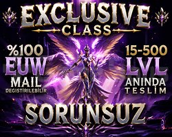 EXCLUSIVE CLASS 100 EUW 15-500 LVL SORUNSUZ