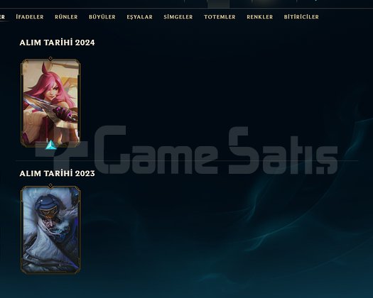 TR HANDMADE UNRANKED 2 SKIN GÜZEL HESAP