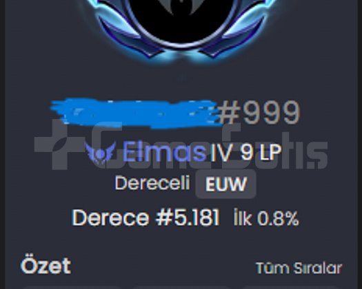 EUW TFT Diamond IV Fresh Hesap