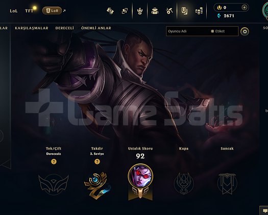 EUW Unranked | 0 Kostüm - 30 Hero | Ranked Ready