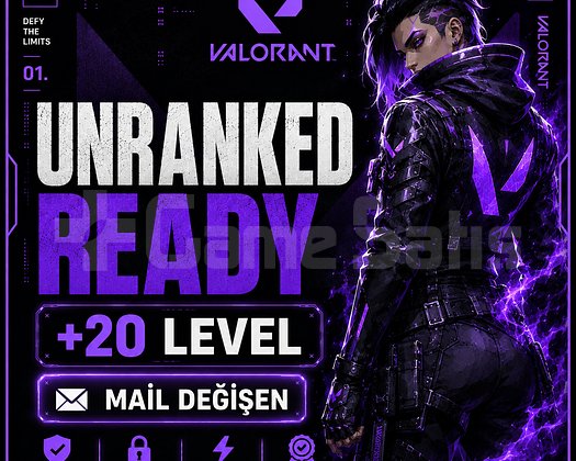 Mail Değişen Unranked Ready +20 Level