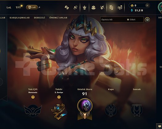 EUW Unranked | 1 Kostüm - 35 Hero | Ranked Ready
