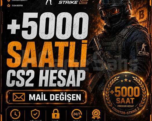 +5000 Saatli CS2 Hesap Mail Değişen