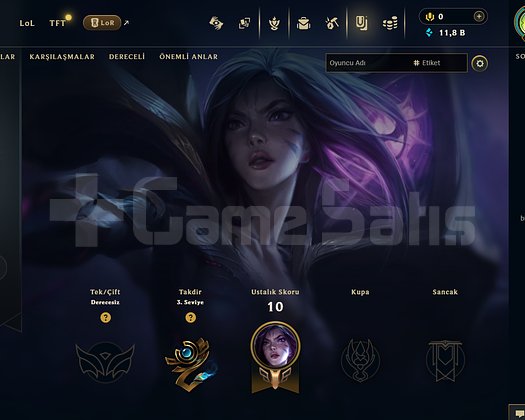 EUW Unranked | 11,8K M.Ö - 30 Hero | Ranked Ready