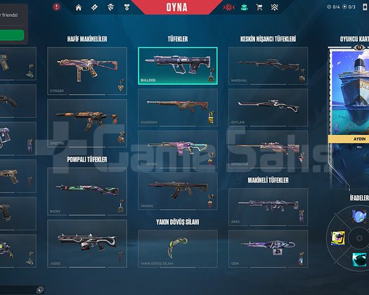 TR RGX KARAMBİT ARCANE VANDAL DOLU