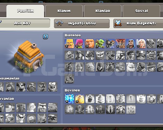 Clash of clans belediyeye göre max köy