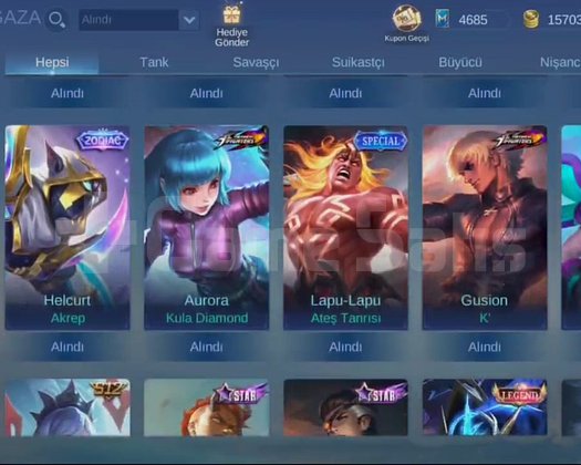 mobile legends cok temız hesap koleksıyoner5