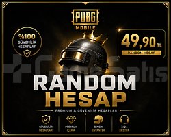 49,90 TL - Değerinde PUBG Mobile Random Hesap