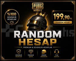 199.90 TL - Değerinde PUBG Mobile Random Hesap