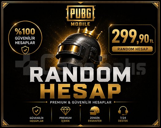 299,90 TL -   Değerinde PUBG Mobile Random Hesap
