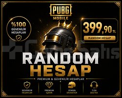 399,9 TL - Değerinde PUBG Mobile Random Hesap
