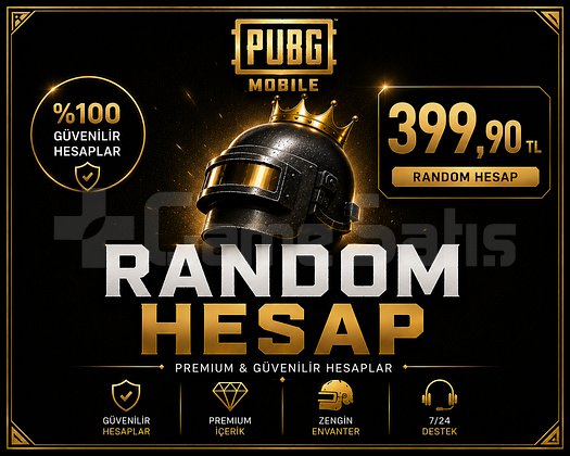 399,9 TL -   Değerinde PUBG Mobile Random Hesap