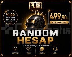 499,9 TL -   Değerinde PUBG Mobile Random Hesap