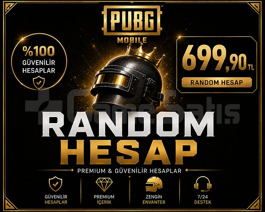 699,90 TL -   Değerinde PUBG Mobile Random Hesap