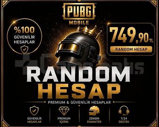 749,90 TL -   Değerinde PUBG Mobile Random Hesap