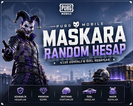 MASKARA PUBG Mobile Random Hesap