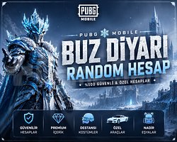 BUZ DİYARI PUBG Mobile Random Hesap