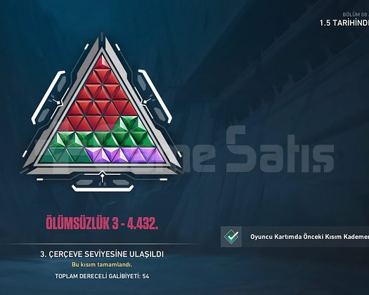 Eski İmmortal 3 İnaktiflikten ascendant 1 50rr