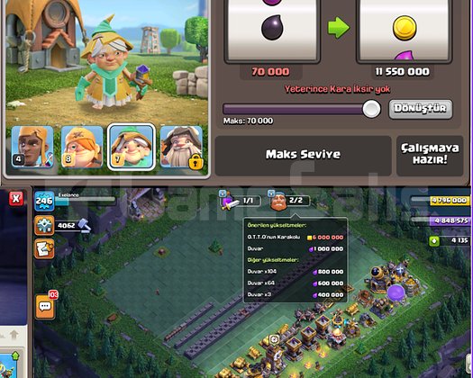 246 LVL TH18 FULL+ DEMİRCİ 90+KULUBE MAX+4000TAŞ