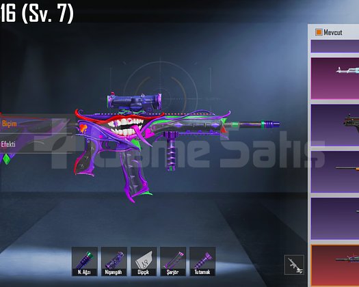 Maskara m4 scar full buz ak 6 2 lotuslu kaçmazz