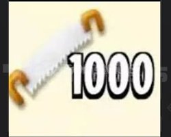 1000 adet testere