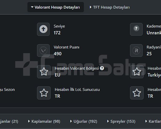 SEVİLEN SKİNLERİN BOL OLDUĞU BİR HESAP KELEPİRRRRR