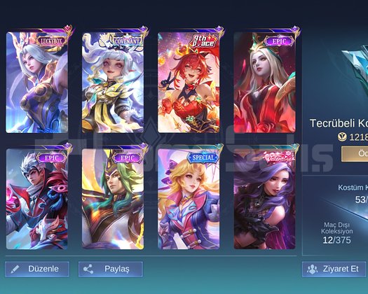 Selena luckybox lylia main hesap