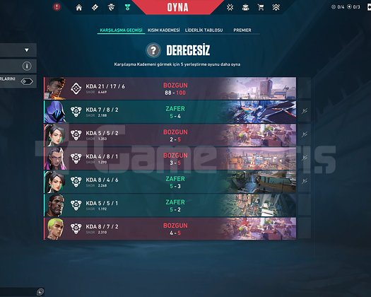 BAN RİSKSİZ | 5 MAÇ HAZIR | HANDMADE UNRANKED