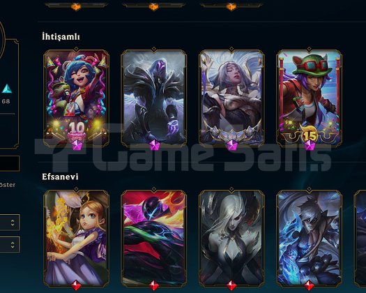 TR / 21 Efsanevili Kostümlü/ VİP TFT / Diamond Elo