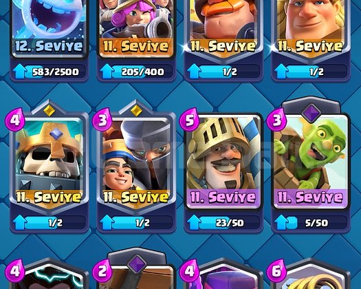 Clash Royale 6800 Kupa + Ücretsiz isim değişikliği