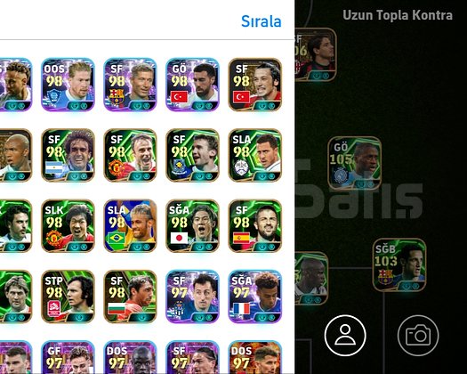 Pes hesabı 3250+ takım gücü