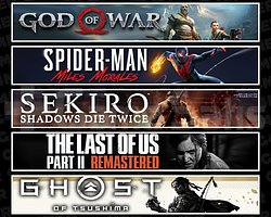 GOW + Miles + Sekiro + TLOU2 + Tsushima