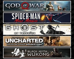 GOW + Miles + Tsushima + Uncharted + Wukong
