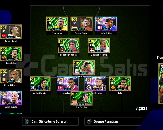 NEYMAR,PUSCAS,DONADONİ SAĞLAM STEAM HESAP