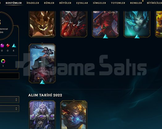 EUW Unranked | 8 Kostüm - 48 Hero | LoL