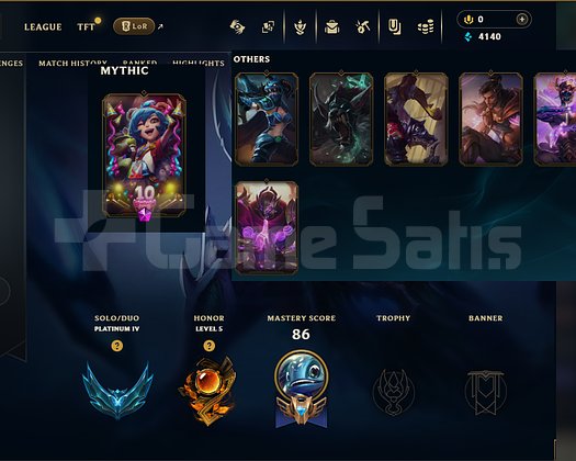 EUW PLAT 4 8 SKIN