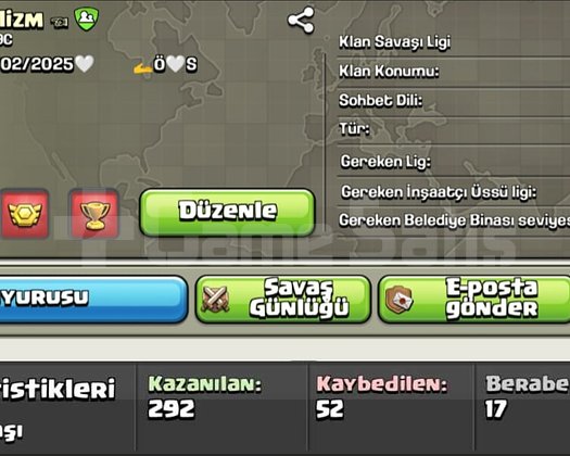 20 LVL | USTA 3 | KAZANMA ORANI MUHTEŞEM KLAN