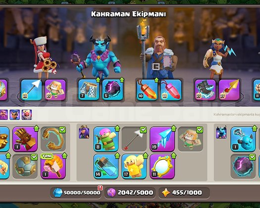TH18 Savaş Arenası Arkaplanlı 3.5K taş 2267 Yıldız