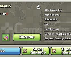 8 SEVİYE ALTIN 2 KLAN ACİL SATILIK