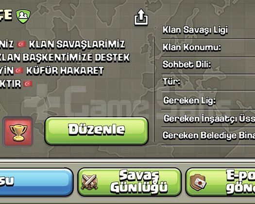 FENERBAHCE ÖZEL İSİMLİ 7 SEVİYE KLAN