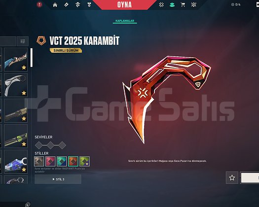 SATILIK BOL EKSTRALI CHAMPİONSLU S9 IMMO HESAP